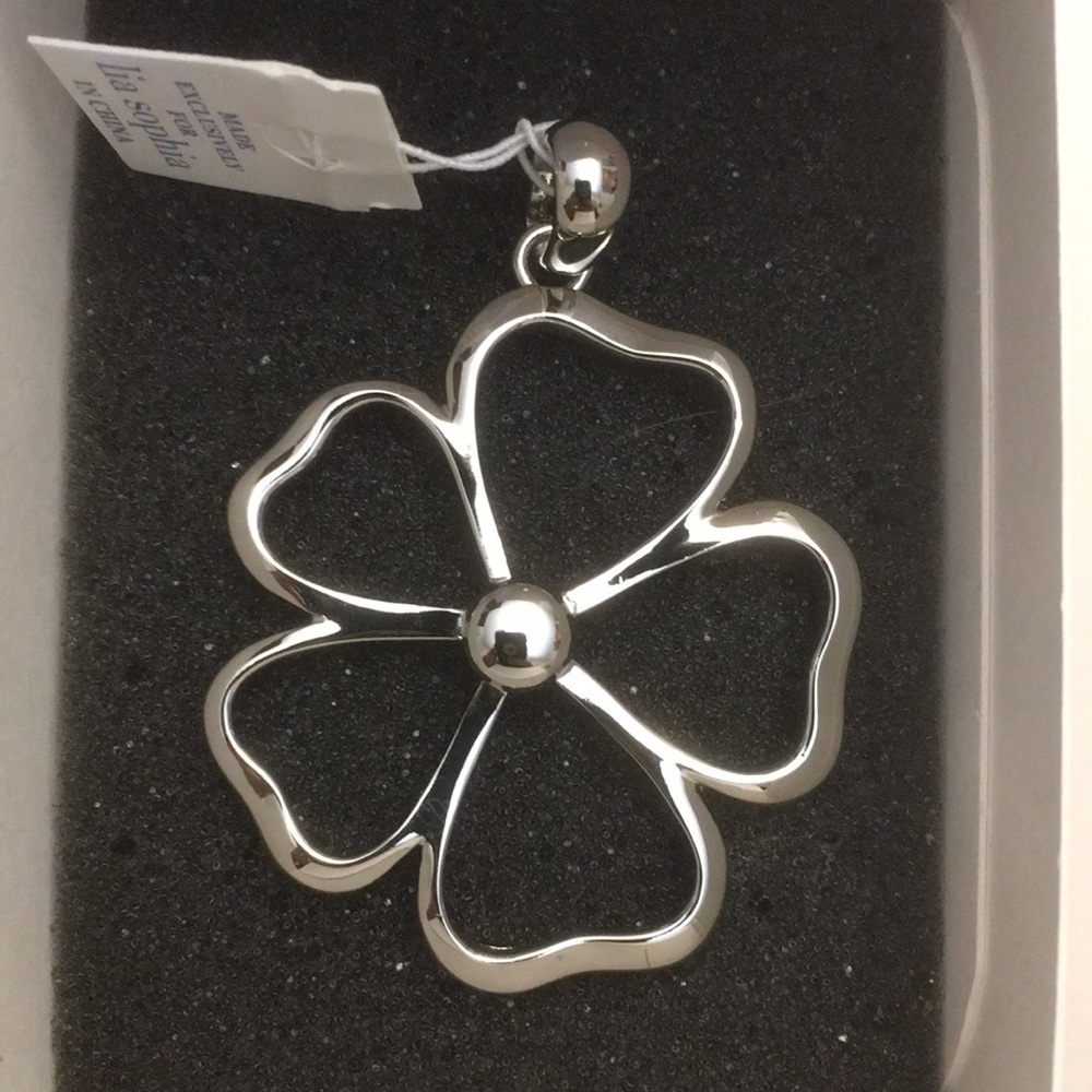 PENDANT,  LIA SOPHIA  OPEN FLOWER